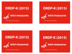 DRDPK mini measures